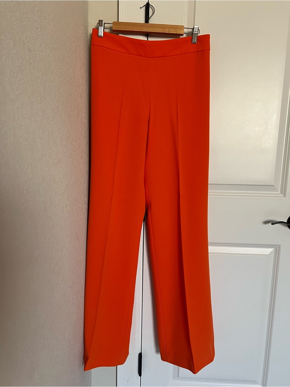 NWT Zara Orange Belted Tuxedo Blazer & Trouser Suit Set Size M - Picture 5 of 13